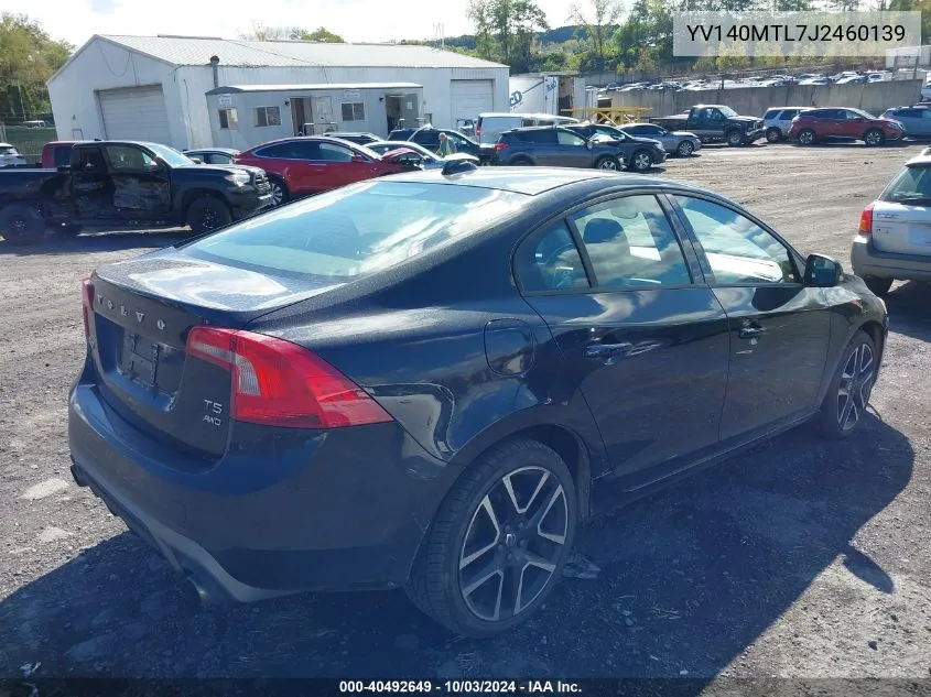 YV140MTL7J2460139 2018 Volvo S60 T5 Dynamic