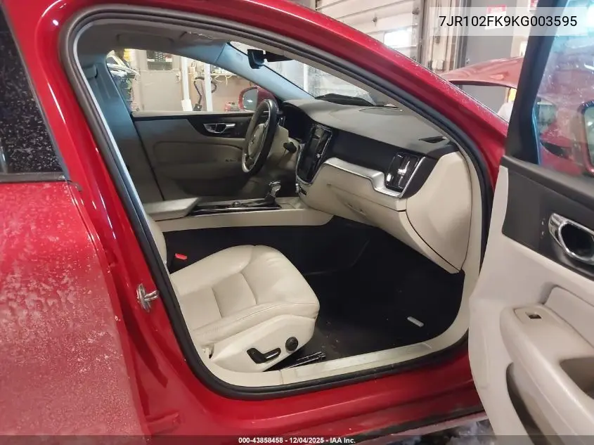 7JR102FK9KG003595 2019 Volvo S60 T5 Momentum