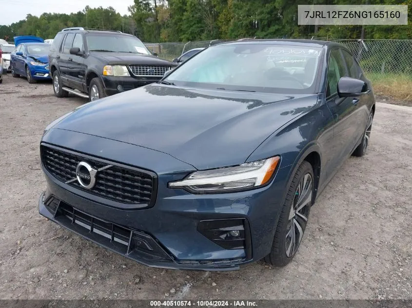 7JRL12FZ6NG165160 2022 Volvo S60 B5 Momentum