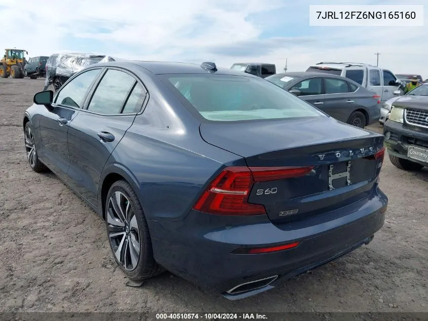 7JRL12FZ6NG165160 2022 Volvo S60 B5 Momentum