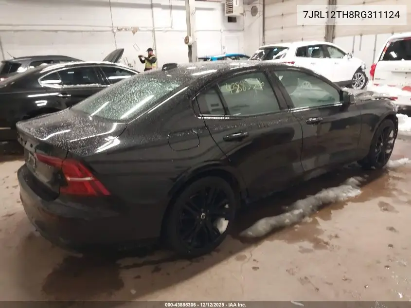 7JRL12TH8RG311124 2024 Volvo S60 B5 Plus Black Edition