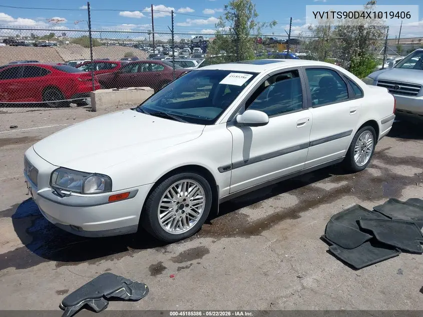 1999 Volvo S80 T-6 VIN: YV1TS90D4X1019406 Lot: 45185386