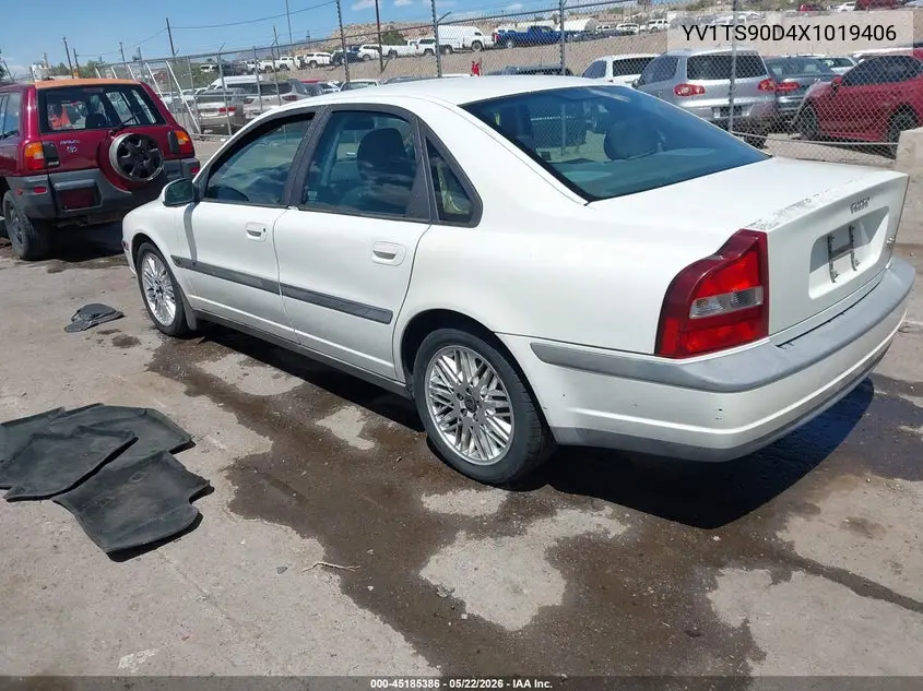 1999 Volvo S80 T-6 VIN: YV1TS90D4X1019406 Lot: 45185386