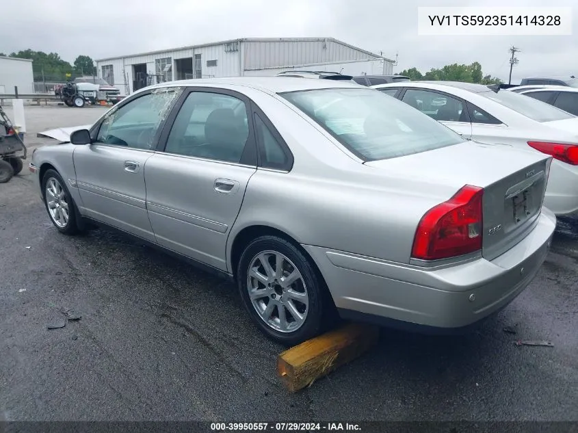 YV1TS592351414328 2005 Volvo S80 2.5T