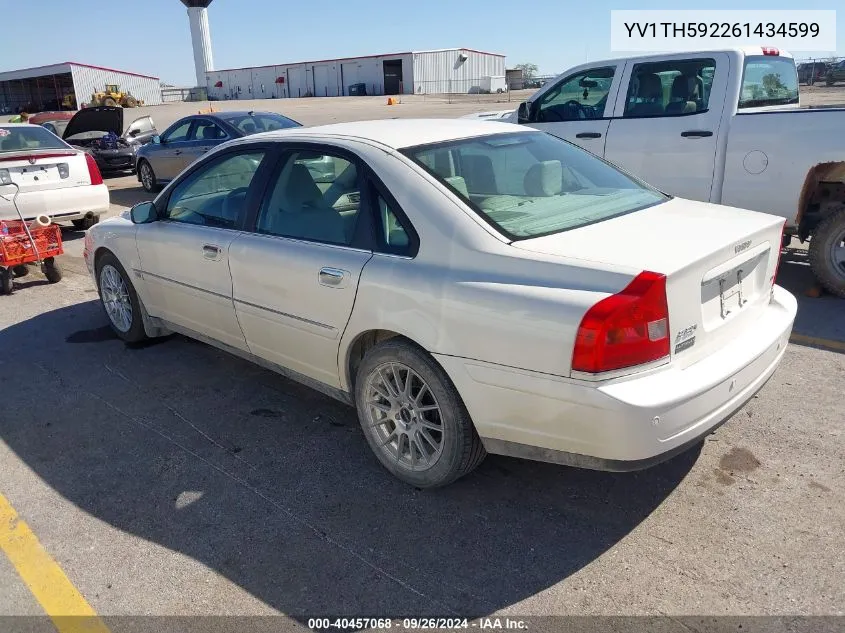 YV1TH592261434599 2006 Volvo S80 2.5T