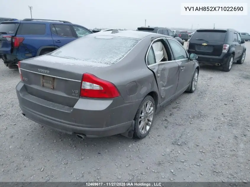 YV1AH852X71022690 2007 Volvo S80 V8