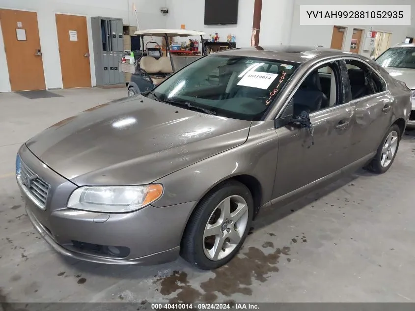 YV1AH992881052935 2008 Volvo S80 T6 Turbo