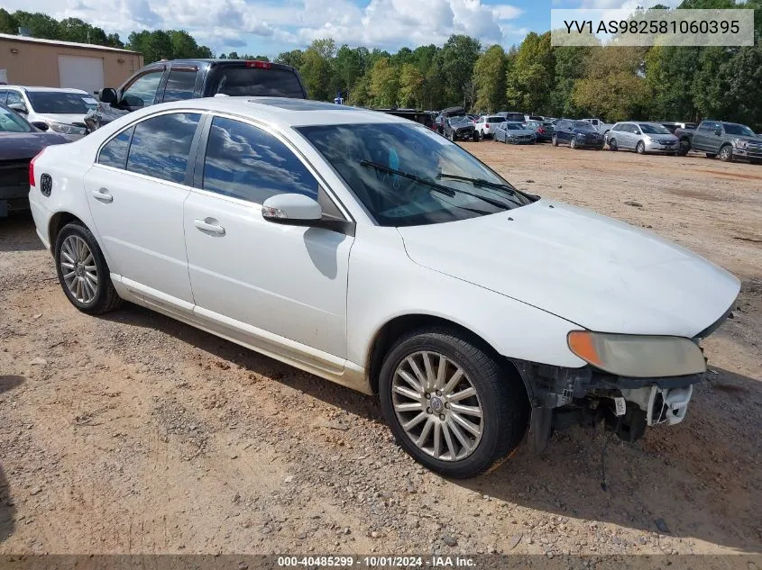 YV1AS982581060395 2008 Volvo S80 3.2