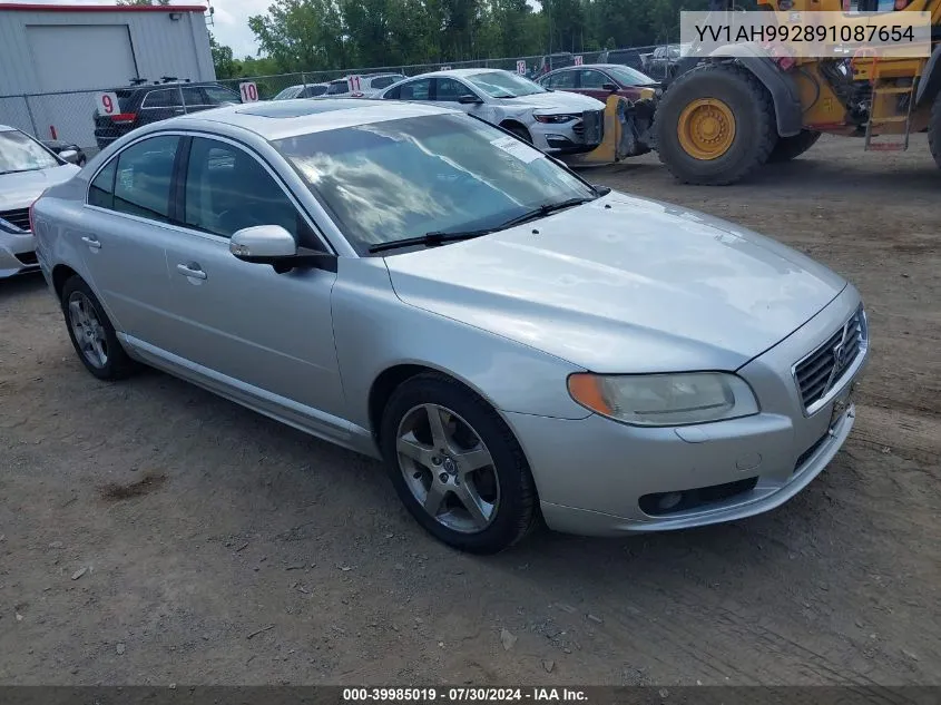 YV1AH992891087654 2009 Volvo S80 T6