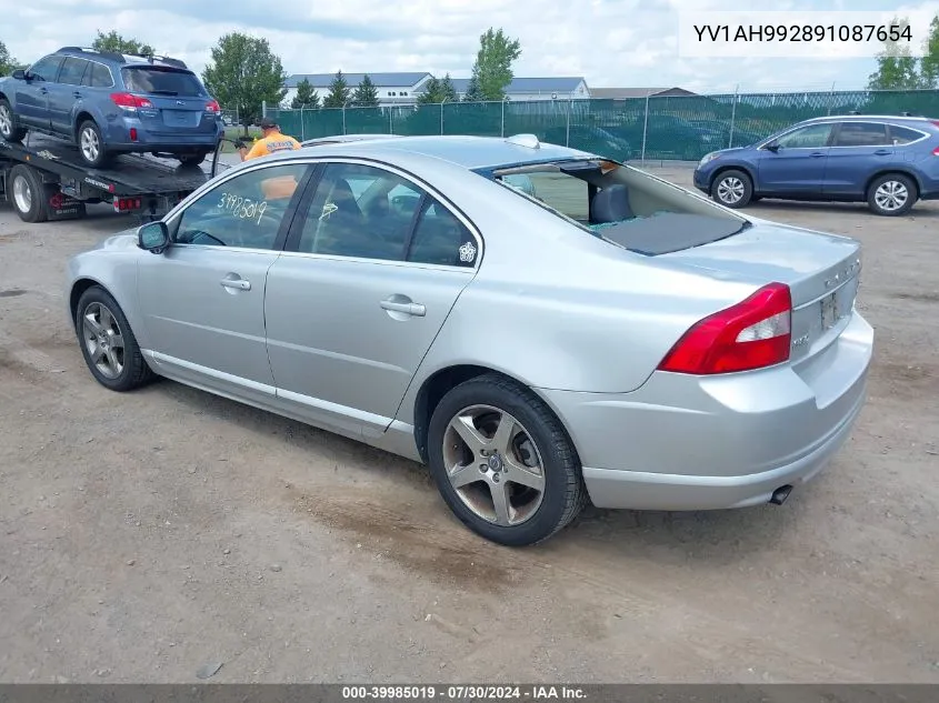 YV1AH992891087654 2009 Volvo S80 T6