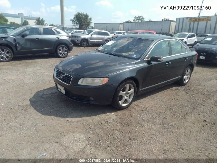 YV1AH992291093160 2009 Volvo S80 T6