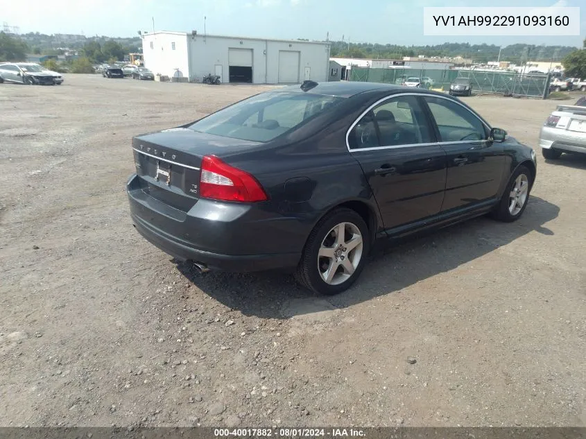 YV1AH992291093160 2009 Volvo S80 T6