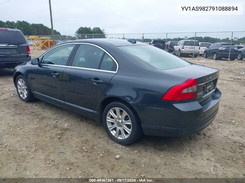 YV1AS982791088894 2009 Volvo S80 3.2