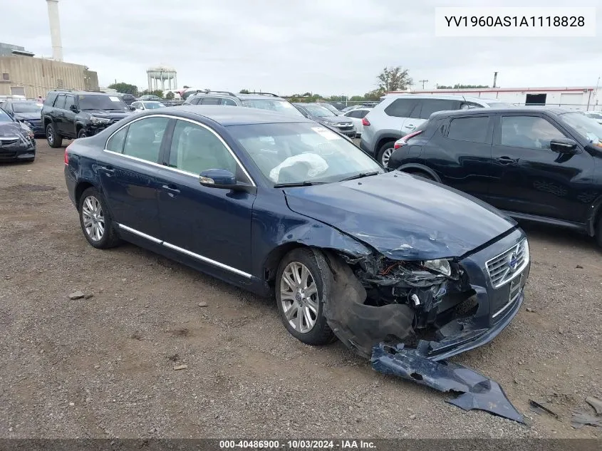 YV1960AS1A1118828 2010 Volvo S80 3.2