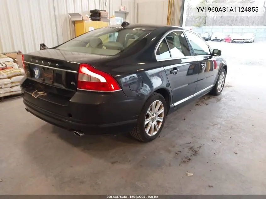 YV1960AS1A1124855 2010 Volvo S80 3.2