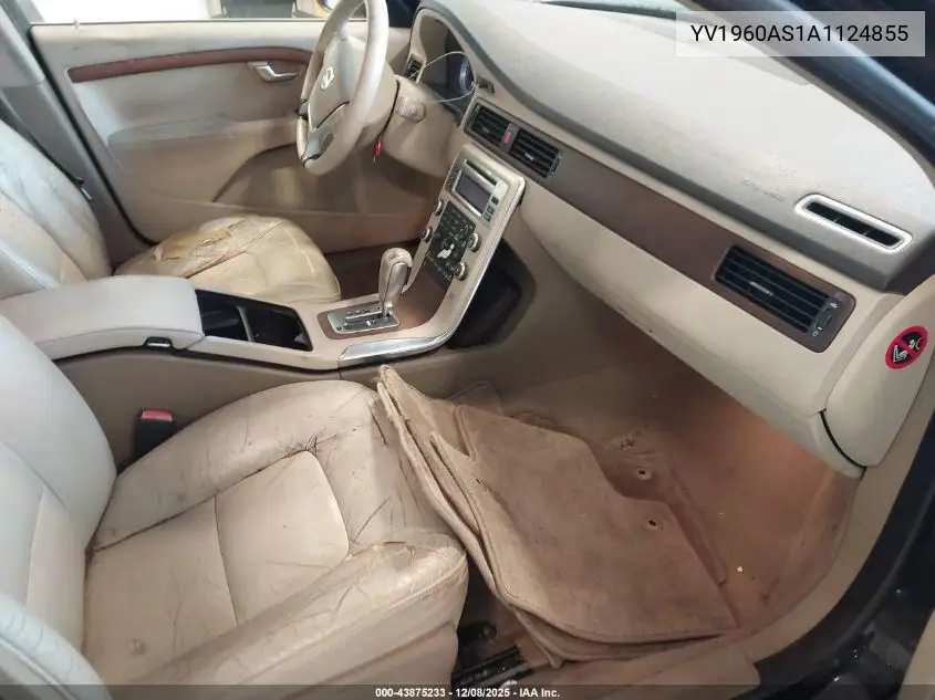YV1960AS1A1124855 2010 Volvo S80 3.2