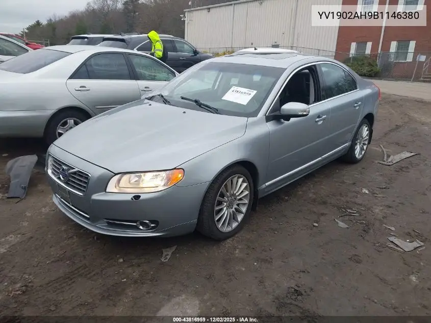 YV1902AH9B1146380 2011 Volvo S80 T6