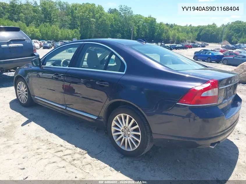 2013 Volvo S80 3.2 VIN: YV1940AS9D1168404 Lot: 44964055