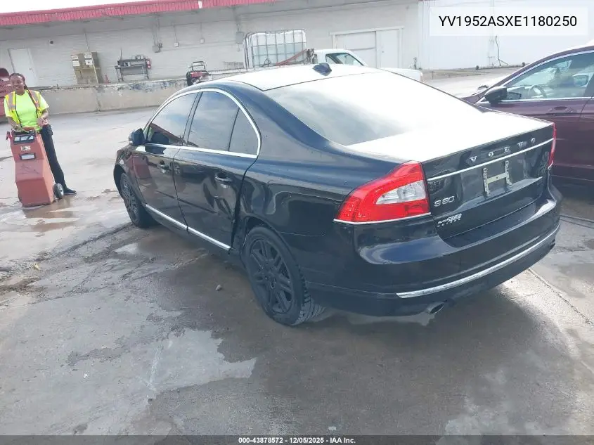 YV1952ASXE1180250 2014 Volvo S80 3.2/3.2 Platinum/3.2 Premier Plus