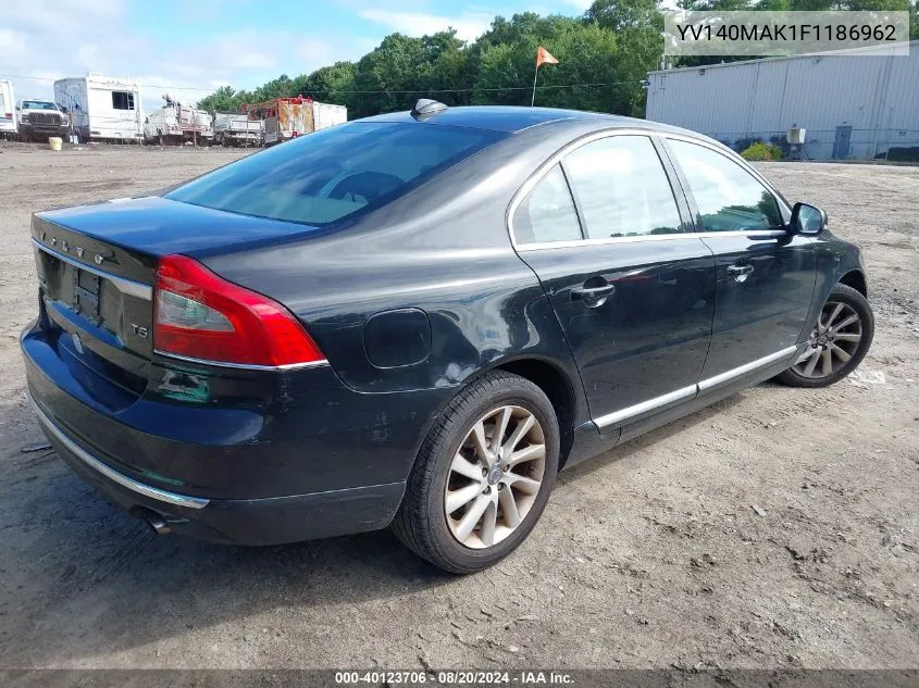 YV140MAK1F1186962 2015 Volvo S80 Premier