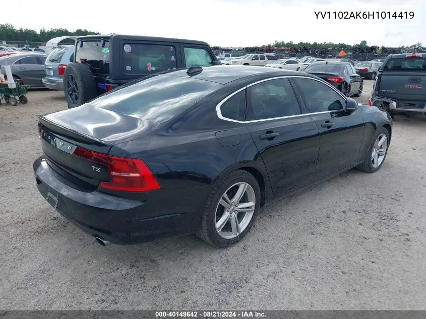 YV1102AK6H1014419 2017 Volvo S90 T5 Momentum