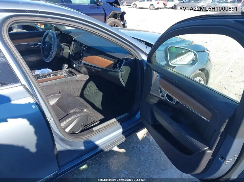 YV1A22ML6H1000891 2017 Volvo S90 T6 Inscription