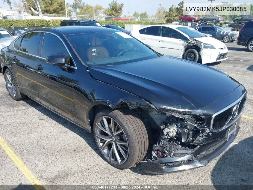 LVY982MK5JP030085 2018 Volvo S90 T5 Momentum