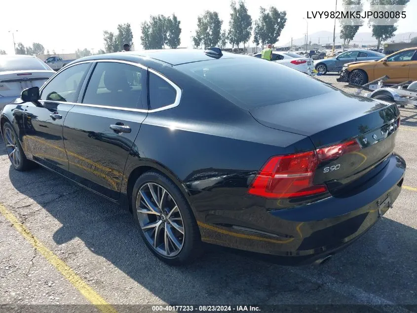 LVY982MK5JP030085 2018 Volvo S90 T5 Momentum