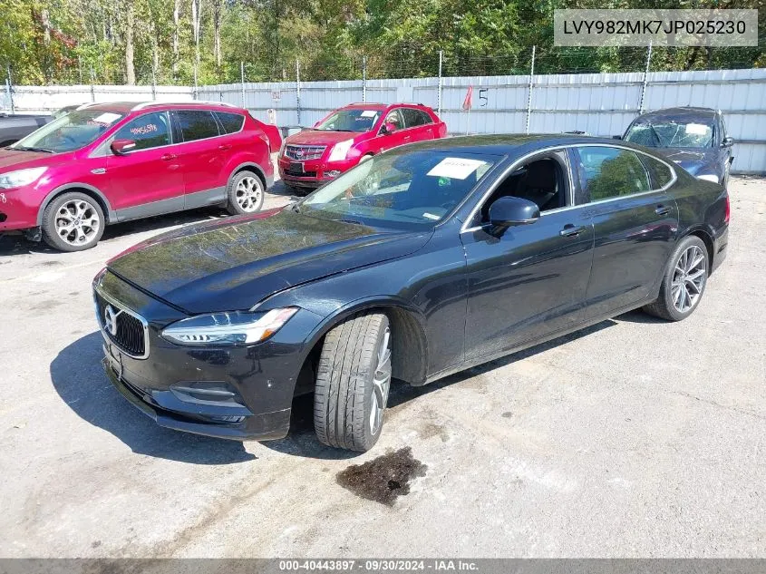 LVY982MK7JP025230 2018 Volvo S90 T5 Momentum