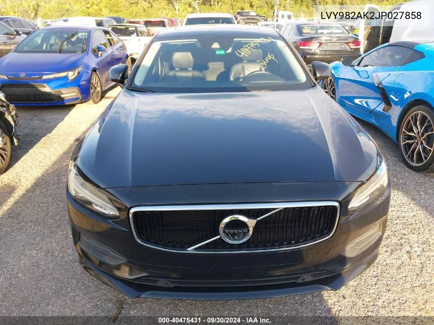 LVY982AK2JP027858 2018 Volvo S90 T5 Momentum