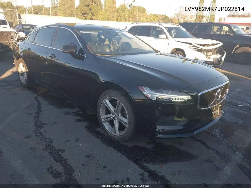 LVY982MK7JP022814 2018 Volvo S90 T5 Momentum