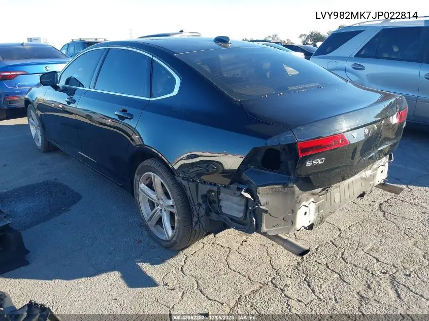 LVY982MK7JP022814 2018 Volvo S90 T5 Momentum