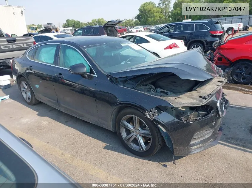 LVY102AK7KP107047 2019 Volvo S90 T5 Momentum