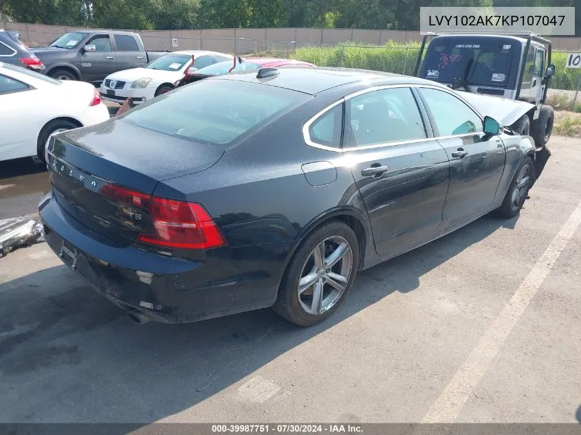 LVY102AK7KP107047 2019 Volvo S90 T5 Momentum