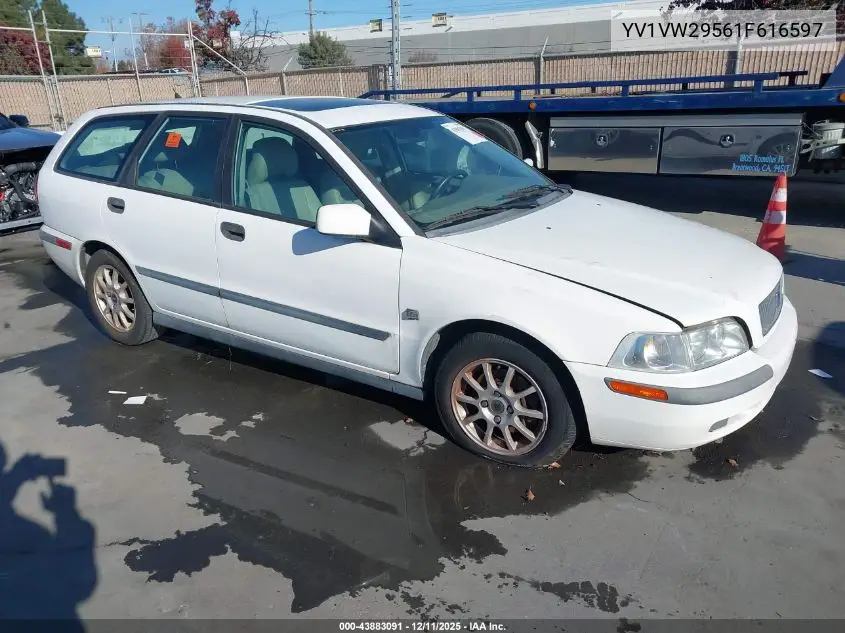 YV1VW29561F616597 2001 Volvo V40 A/Sport Edition