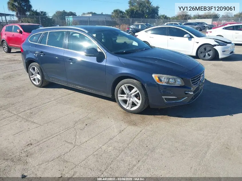 2015 Volvo V60 T5 Premier VIN: YV126MEB3F1209061 Lot: 44320031