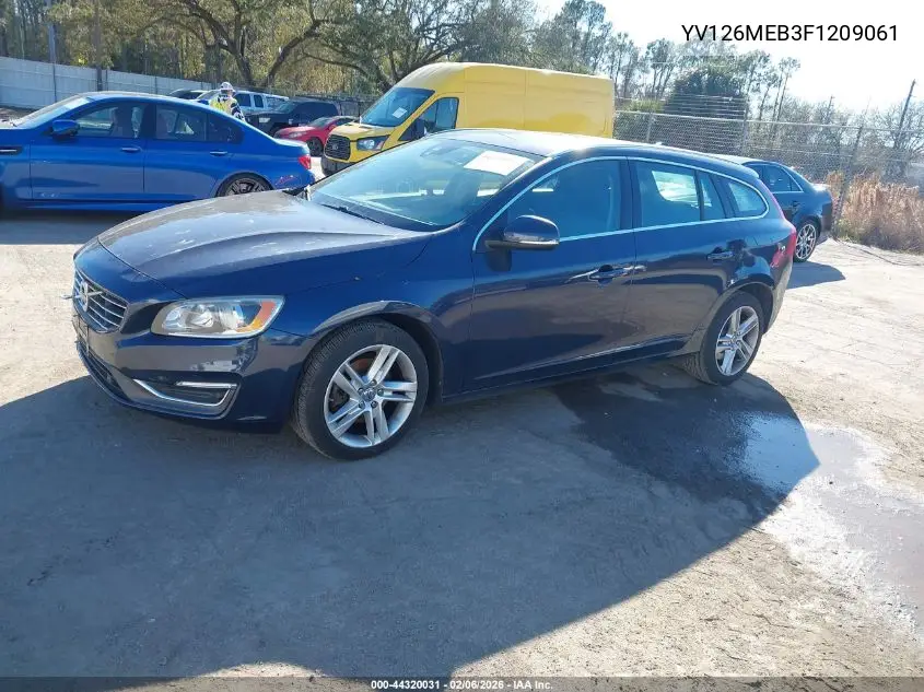2015 Volvo V60 T5 Premier VIN: YV126MEB3F1209061 Lot: 44320031