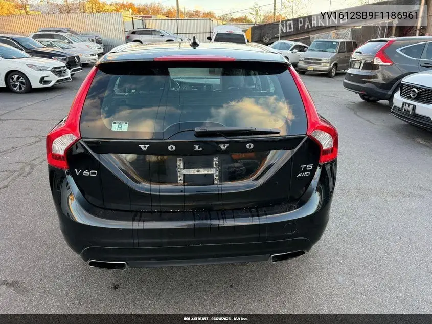 YV1612SB9F1186961 2015 Volvo V60 T5 Premier
