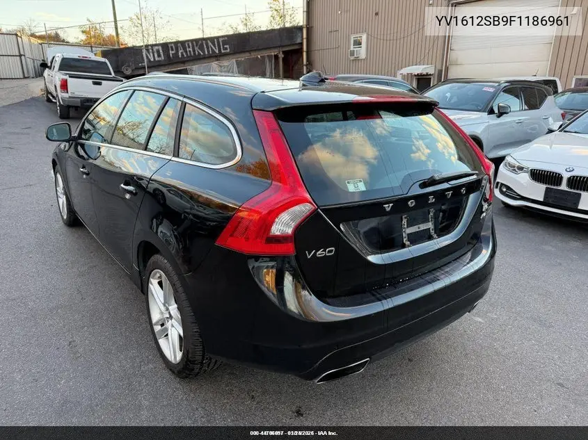 YV1612SB9F1186961 2015 Volvo V60 T5 Premier