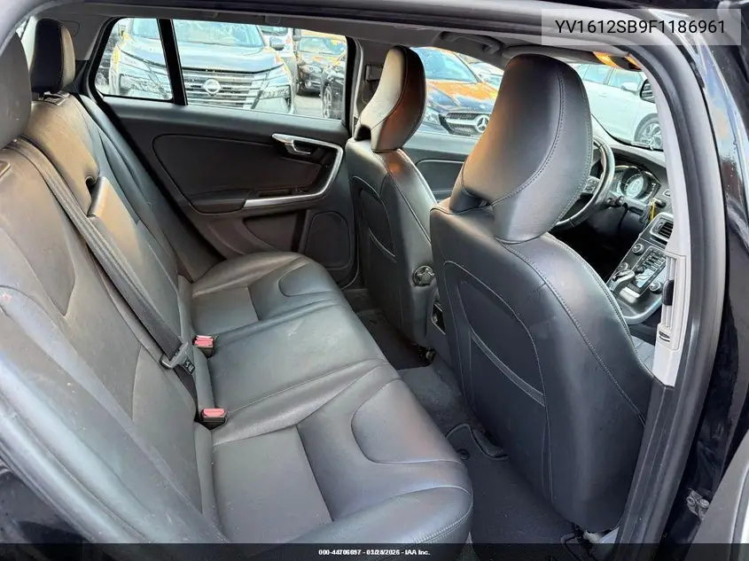 YV1612SB9F1186961 2015 Volvo V60 T5 Premier