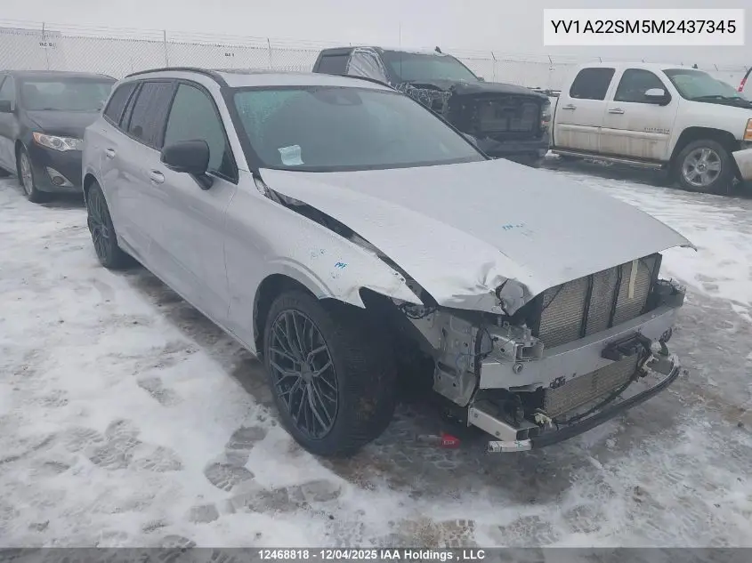 YV1A22SM5M2437345 2021 Volvo V60 T6 R-Design