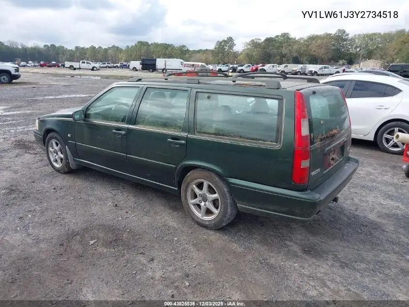 YV1LW61J3Y2734518 2000 Volvo V70 Se