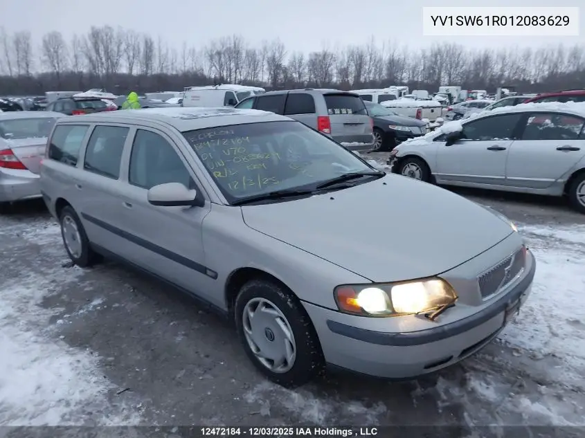 YV1SW61R012083629 2001 Volvo V70