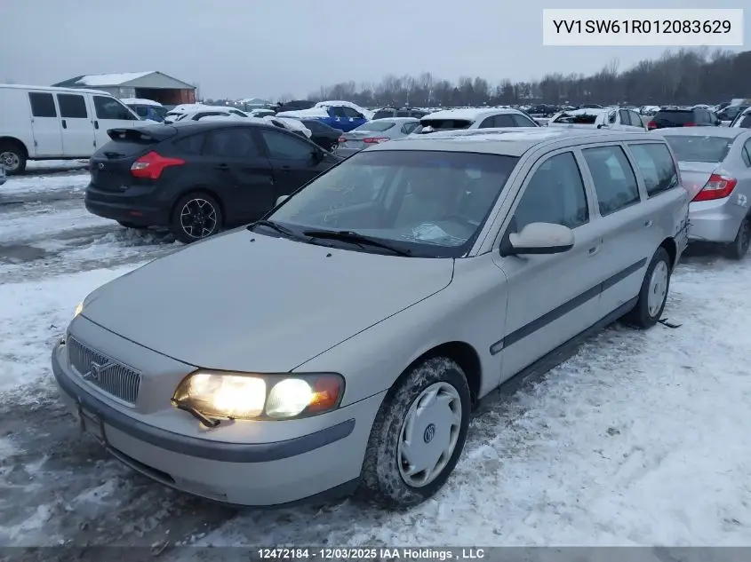 YV1SW61R012083629 2001 Volvo V70