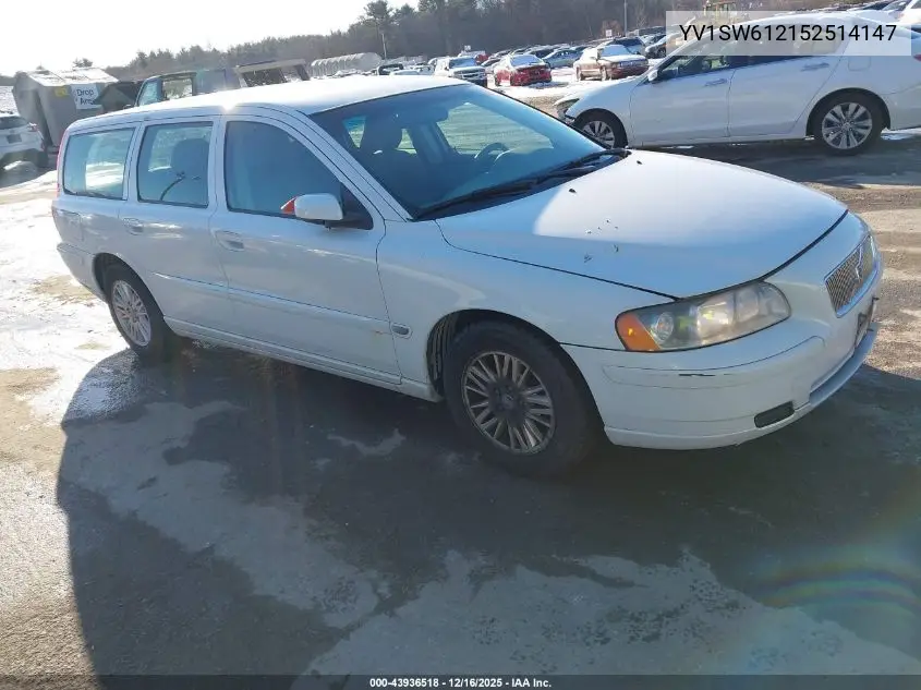 YV1SW612152514147 2005 Volvo V70 2.4
