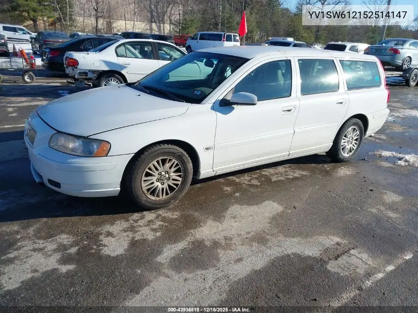 YV1SW612152514147 2005 Volvo V70 2.4