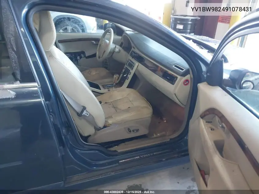 YV1BW982491078431 2009 Volvo V70 3.2