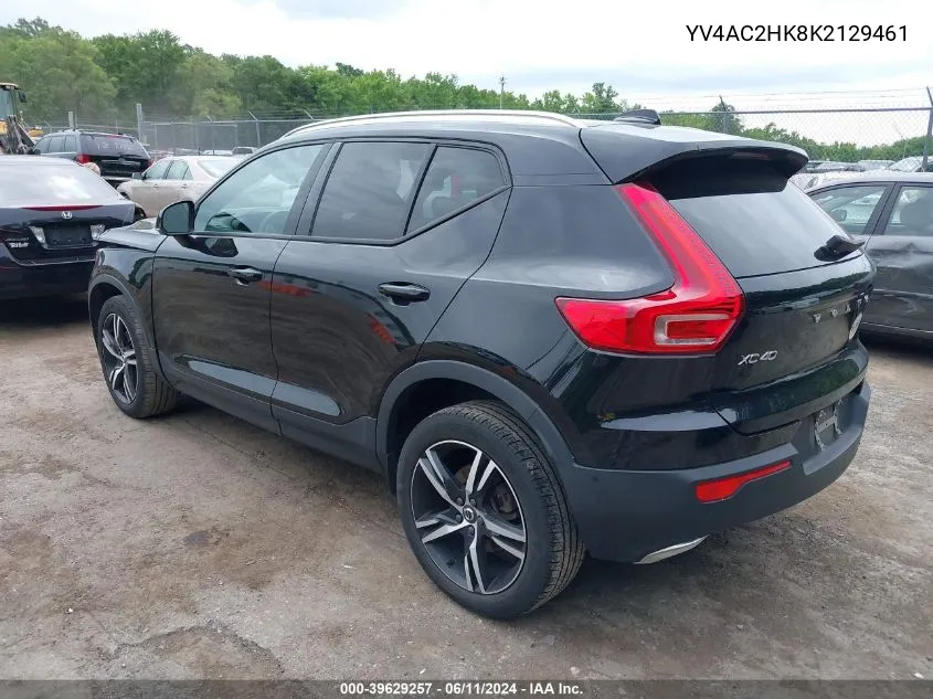 YV4AC2HK8K2129461 2019 Volvo Xc40 T4 Momentum