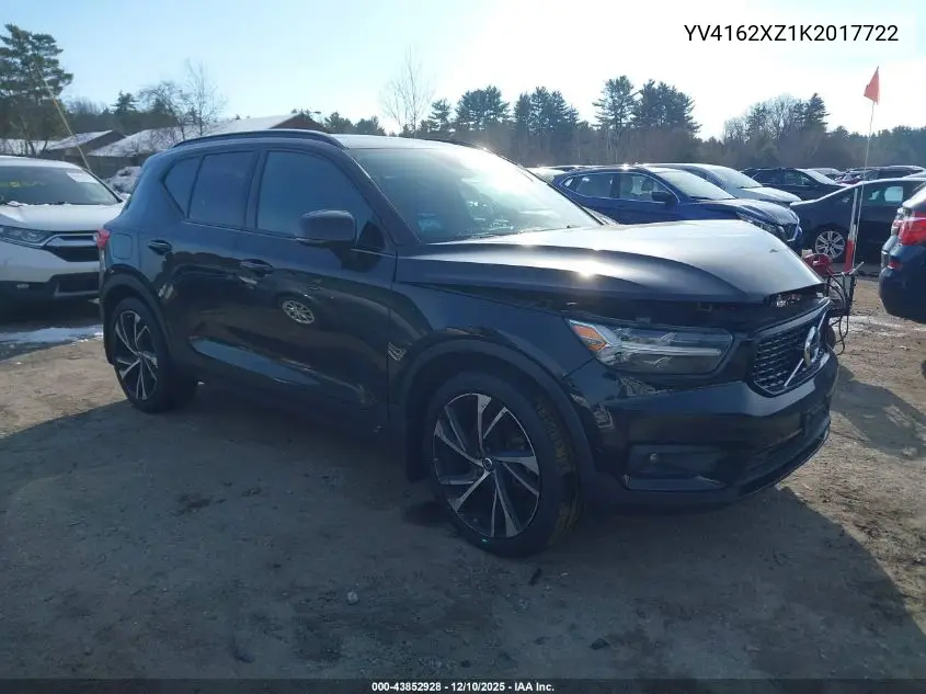 YV4162XZ1K2017722 2019 Volvo Xc40 T5 Momentum/T5 R-Design