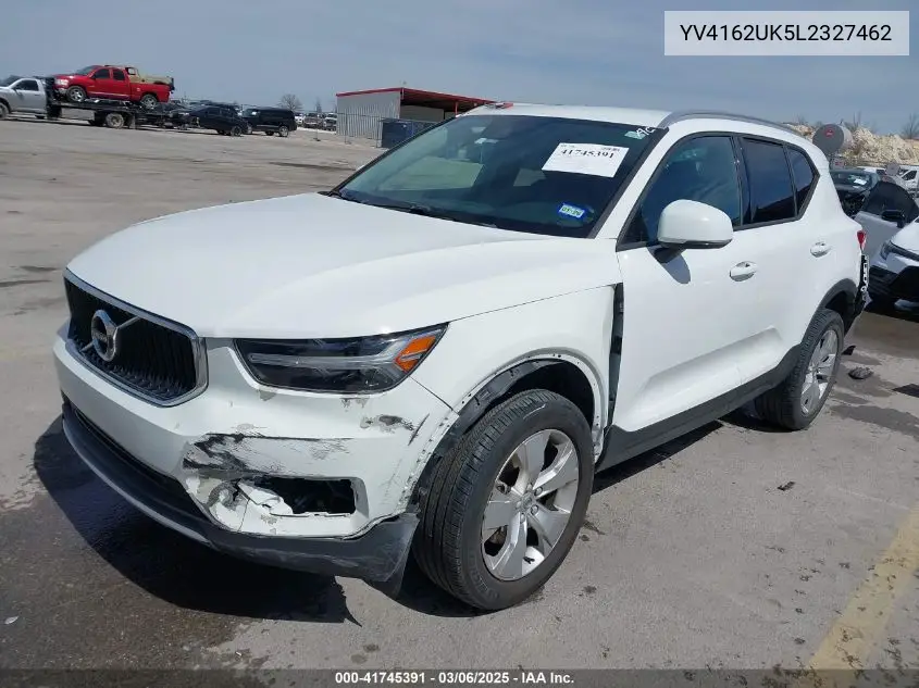 2020 Volvo Xc40 T5 Momentum VIN: YV4162UK5L2327462 Lot: 41745391